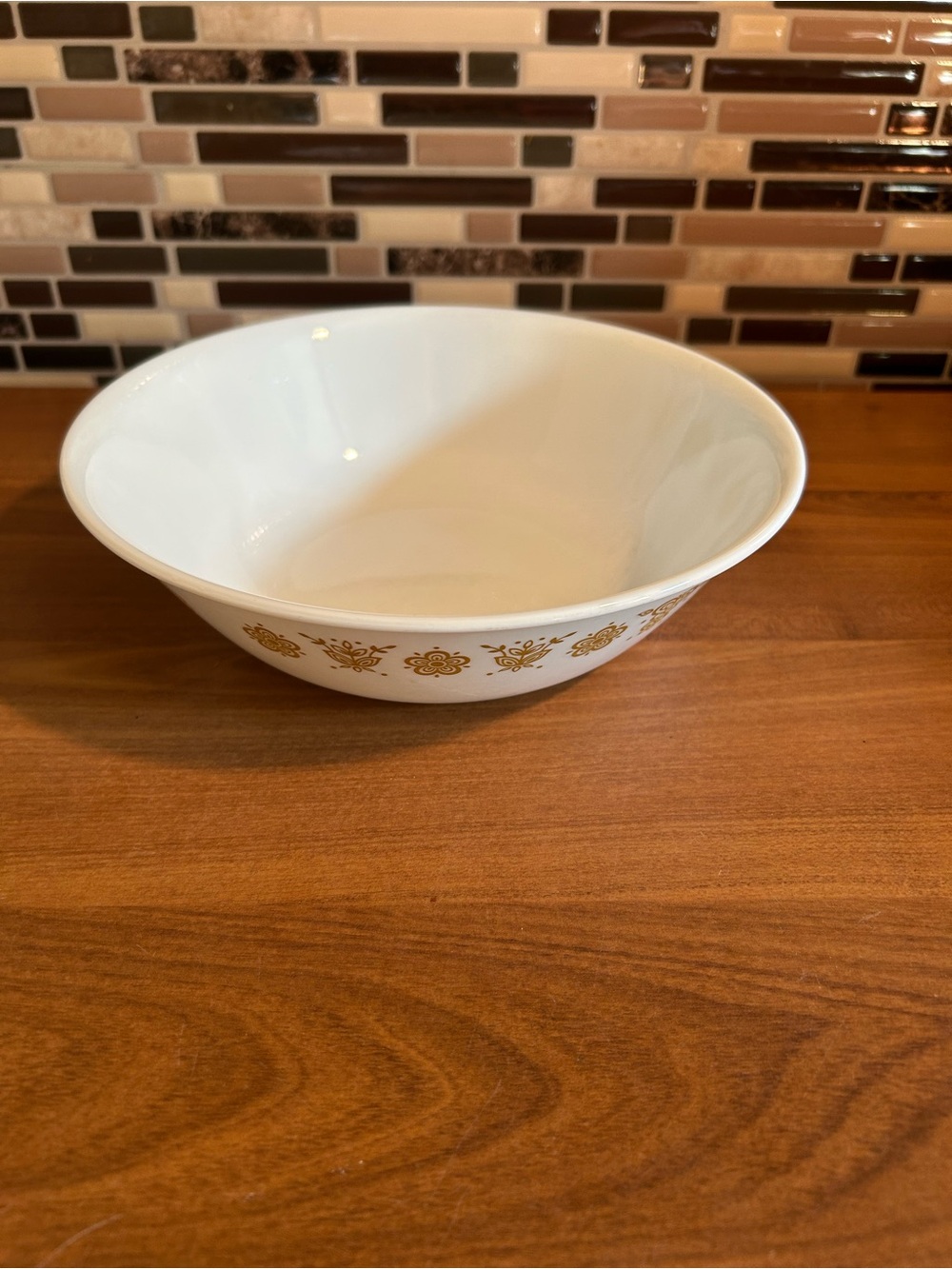 Vintage Corelle Butterfly Gold Serving Bowl